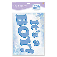 Bulk Plastic It's A Boy! Yard Sign (Case of 6) by Beistle