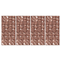 Bulk Rose Gold Foil Balloon Backdrops (12 Pkgs Per Case) by Beistle