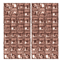 Rose Gold Foil Party Balloon Backdrops - Bulk 12 Pack