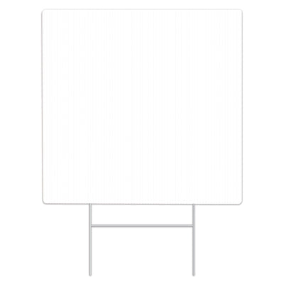Plastic Blank Party Yard Sign - Bulk 6 Pack