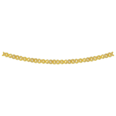 Metallic Party Garland - Gold - Bulk 12 Pack