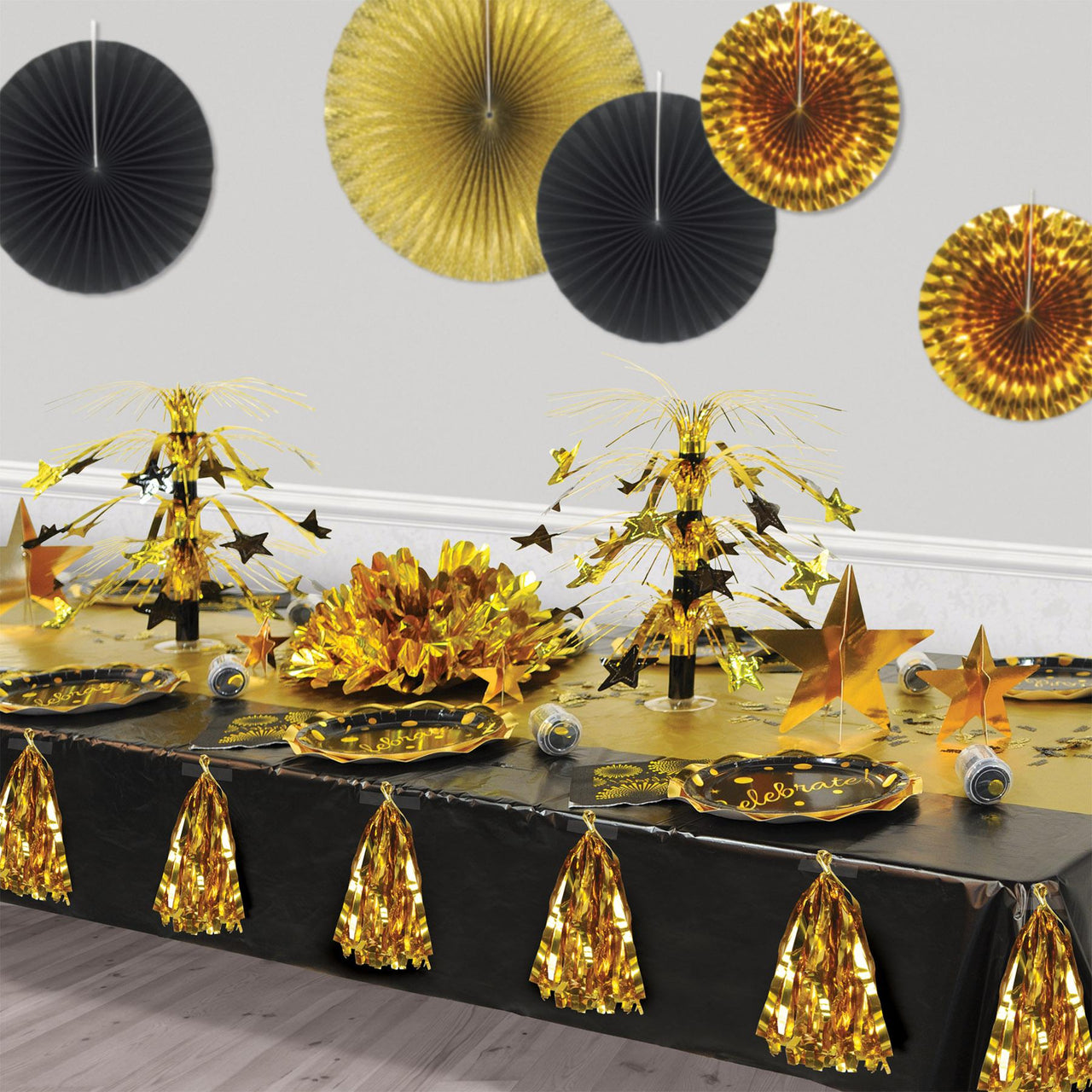 Bulk Metallic Tassels - gold (Case of 72) by Beistle