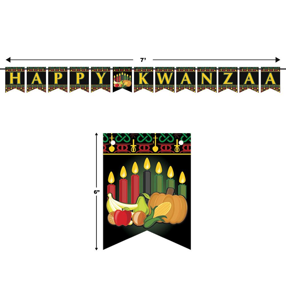 Bulk Happy Kwanzaa Streamer (Case of 12) by Beistle