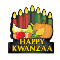 3-D Happy Kwanzaa Centerpiece - Bulk 12 Pack