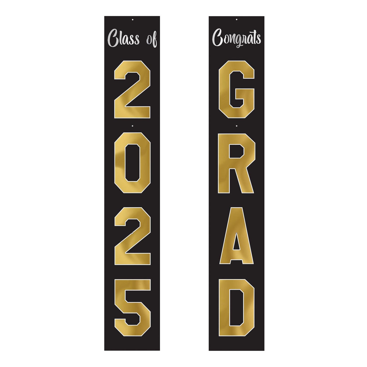 Jointed Foil Graduation Pull-Down Cutouts - Bulk 24 Pack