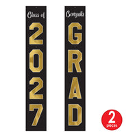 24 Pack Bulk Graduation Foil Pull-Down Cutouts 6 ft Jointed Figures