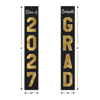 24 Pack Bulk Graduation Foil Pull-Down Cutouts 6 ft Jointed Figures