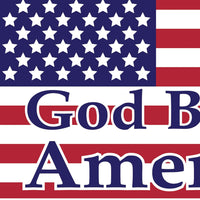 Bulk Plastic God Bless America Yard Sign (Case of 6) by Beistle