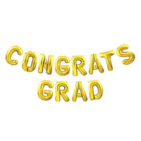 Congrats Grad Graduation Party Balloon Streamer - Bulk 6 Pack