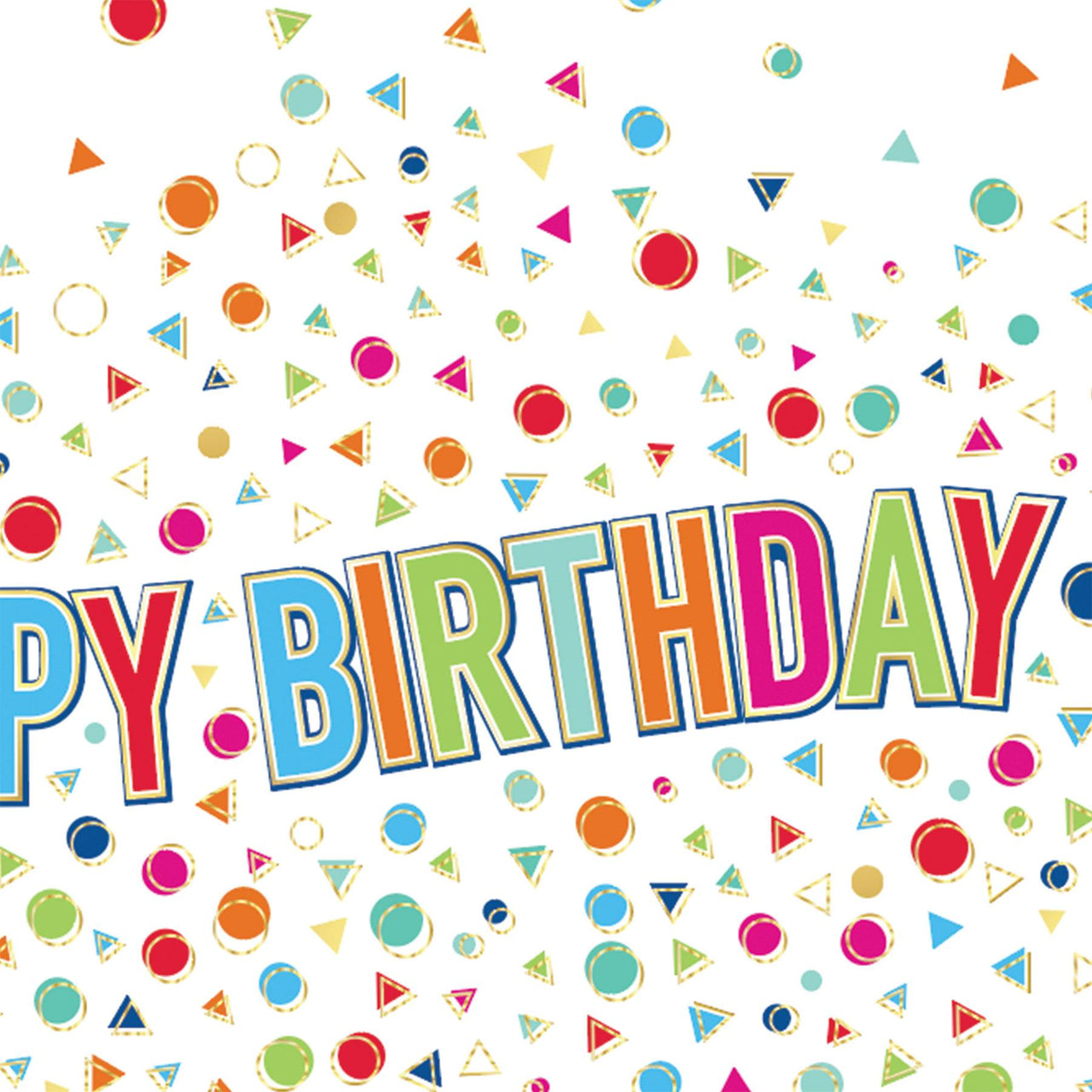 Bulk Happy Birthday Tablecover (Case of 12) by Beistle