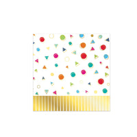 Happy Birthday Party Fringed Luncheon Napkins - Bulk 192 Pack