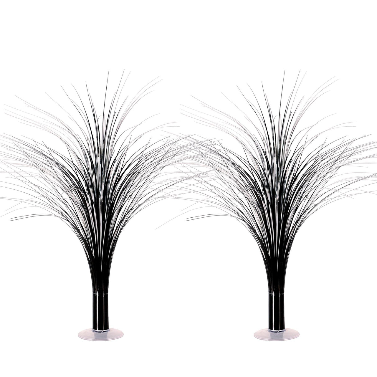 Bulk Metallic Spray Centerpiece - black & silver (Case of 6) by Beistle