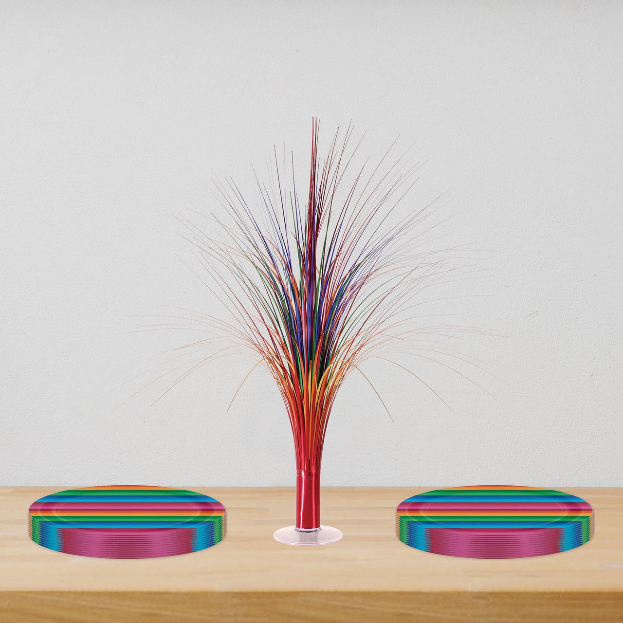 Bulk Metallic Spray Centerpiece - multi-color (Case of 6) by Beistle