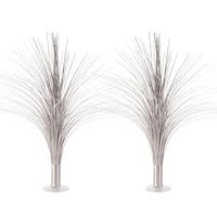 Bulk Metallic Spray Centerpiece - silver (Case of 6) by Beistle