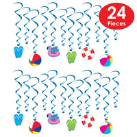 Bulk Pool Party Whirls (Case of 72) by Beistle