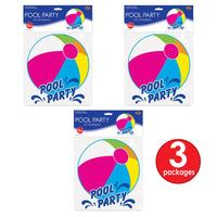 Bulk 3-D Pool Party Centerpiece (Case of 12) by Beistle