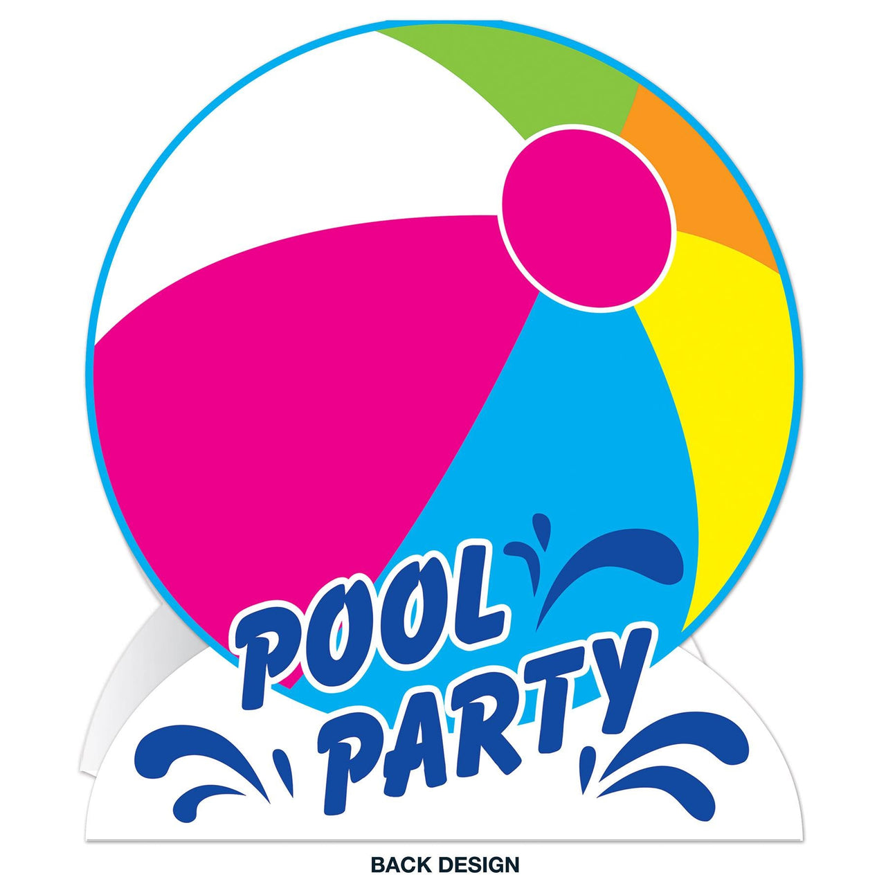 Bulk 3-D Pool Party Centerpiece (Case of 12) by Beistle