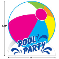 Bulk 3-D Pool Party Centerpiece (Case of 12) by Beistle