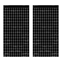 Bulk Black Metallic Square Curtain (6 Pkgs Per Case) by Beistle