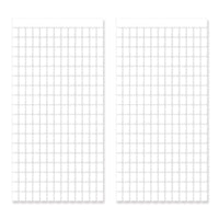 Bulk White Metallic Square Curtain (6 Pkgs Per Case) by Beistle