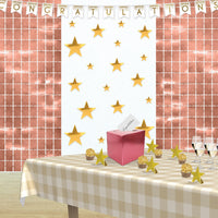 Bulk Metallic Square Curtain - Rose Gold (Case of 6) by Beistle