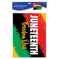 Bulk Plastic Juneteenth Yard Sign (Case of 6) by Beistle