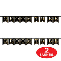 Bulk Groom To Be Streamer (Case of 12) by Beistle