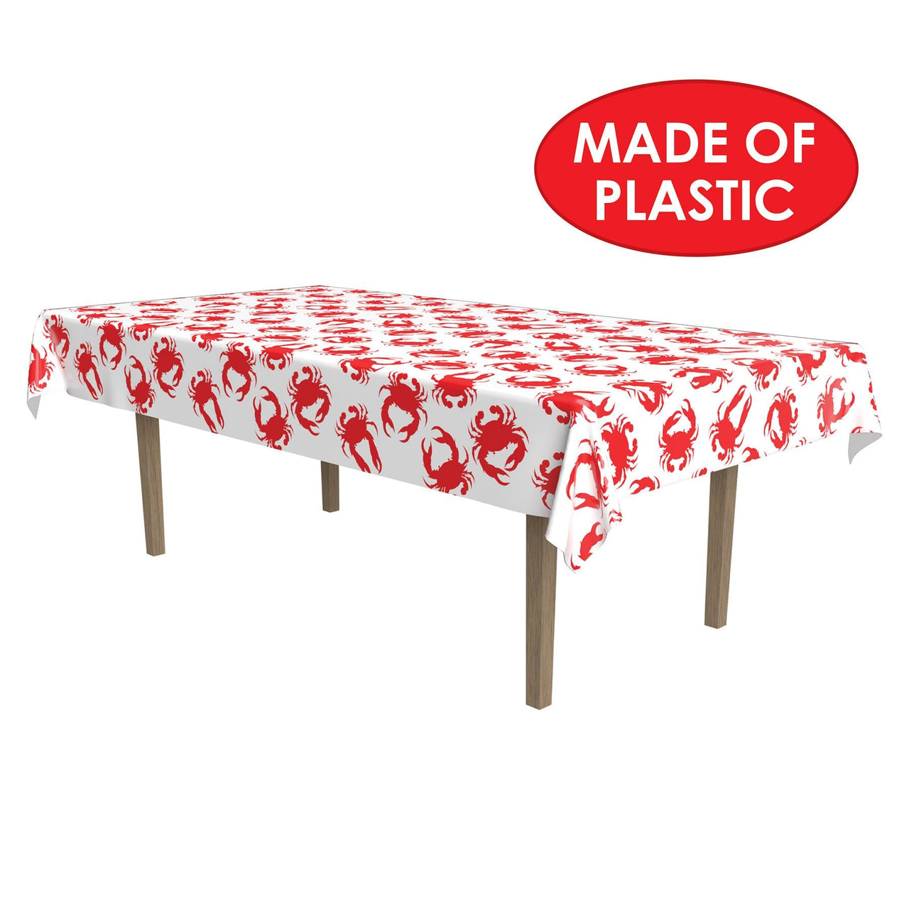 Bulk Crab Tablecover (Case of 12) by Beistle