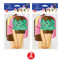 Bulk Ice Cream Cutouts (Case of 96) by Beistle