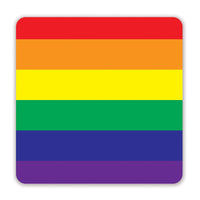 Bulk Rainbow Coasters (Case of 96) by Beistle