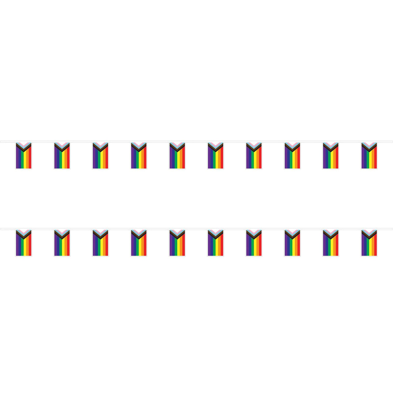 Bulk Pride Flag Pennant Banner (Case of 12) by Beistle