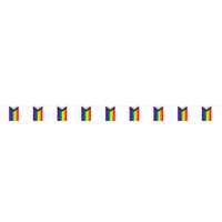 Pride Flag Pennant Party Banner - Bulk 12 Pack