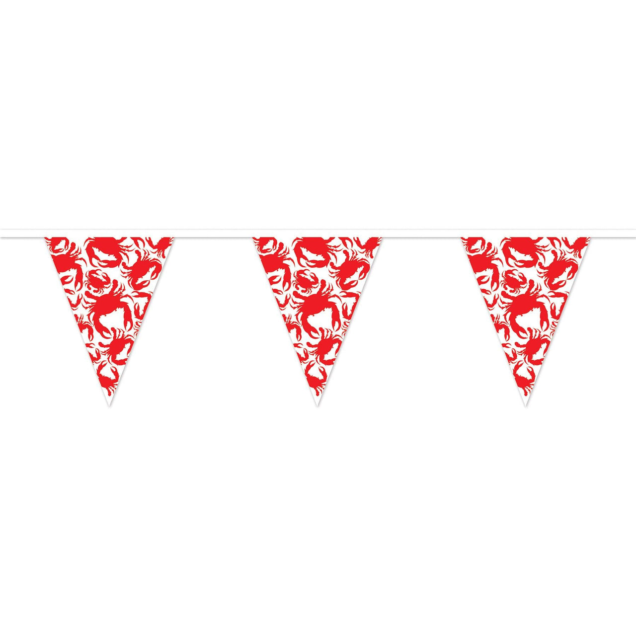 Bulk Crab Pennant Banner (Case of 12) by Beistle