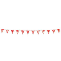 Luau Party Crab Pennant Banner - Bulk 12 Pack