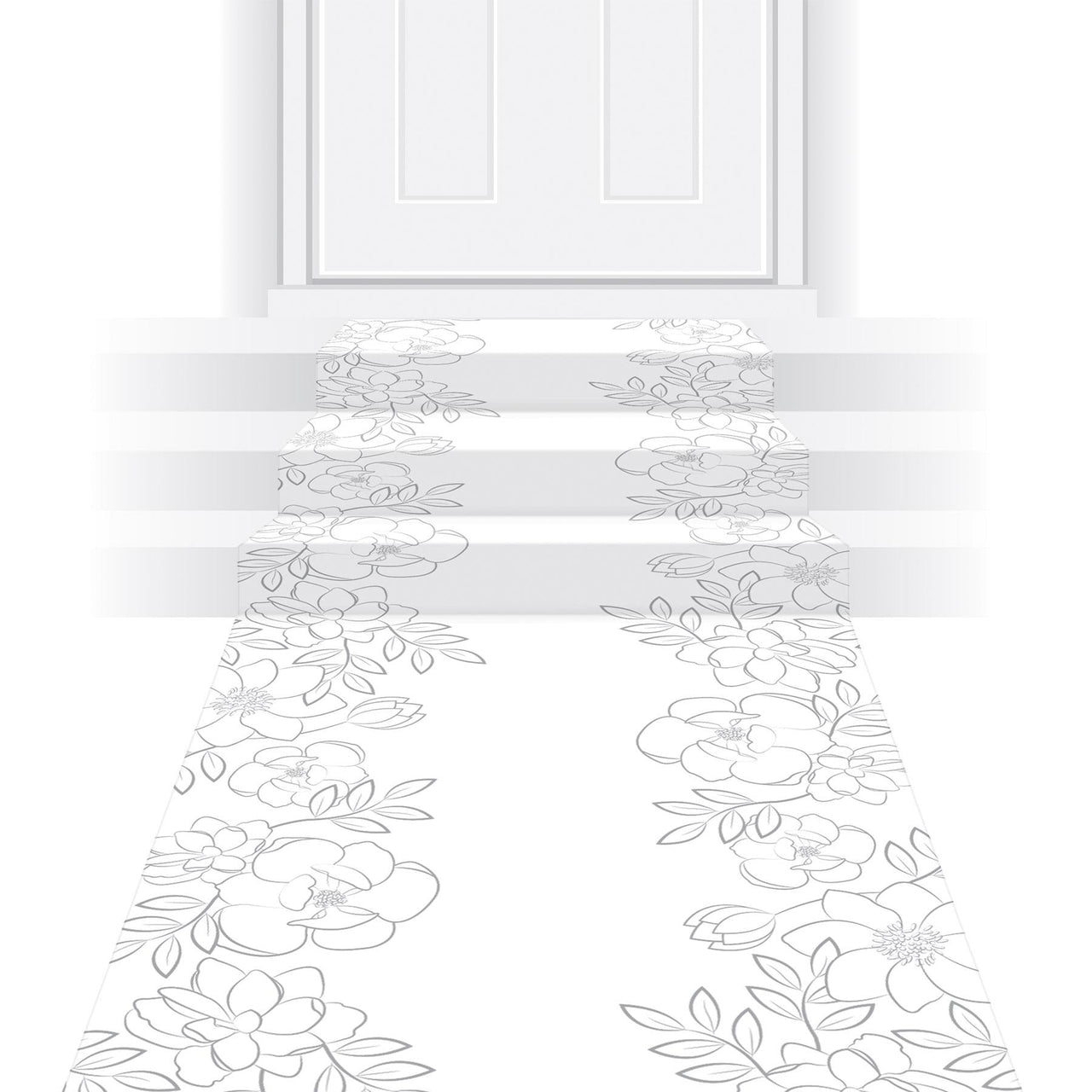 Bulk Floral Runner (6 Pkgs Per Case) by Beistle