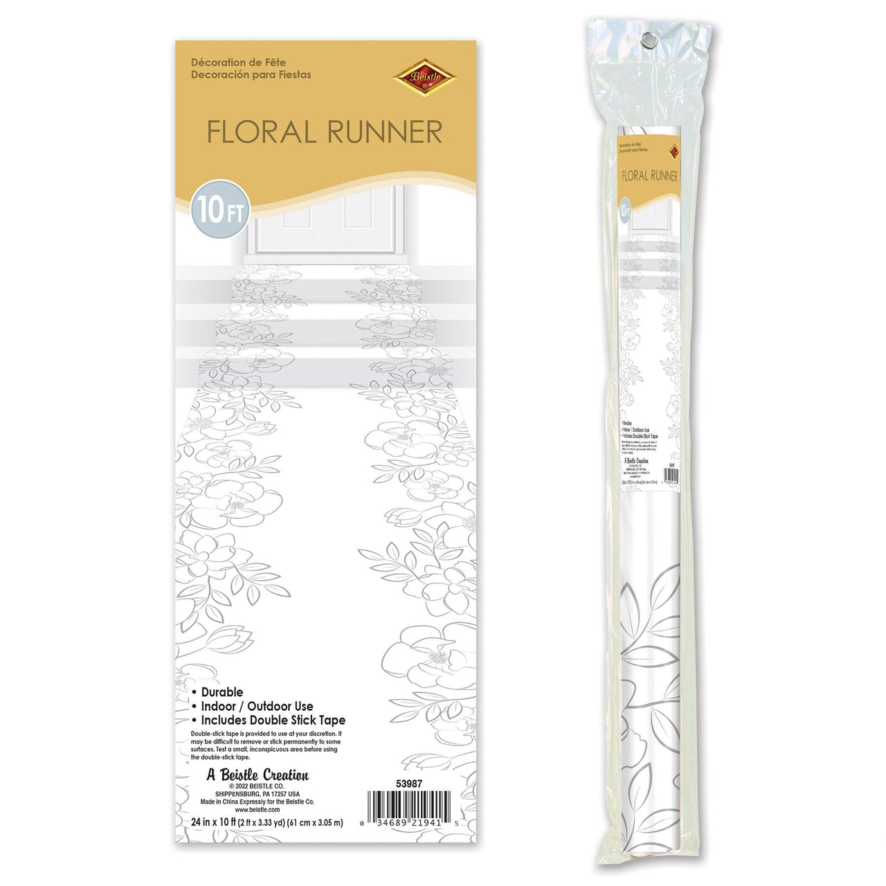 Bulk Floral Runner (6 Pkgs Per Case) by Beistle