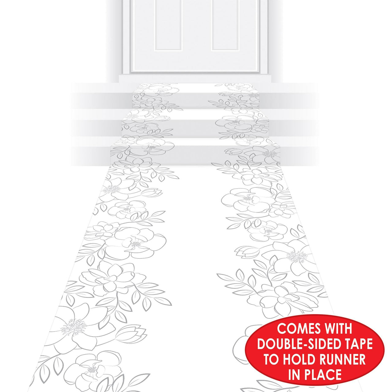 Bulk Floral Runner (6 Pkgs Per Case) by Beistle