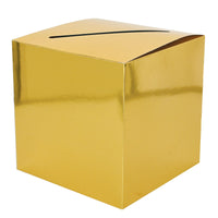 Gold Foil All-Purpose Party Card Box - Bulk 6 Pack