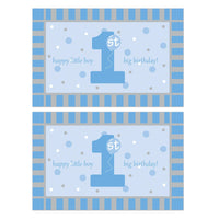 Bulk Plastic 1st Birthday Floor Mat (12 Pkgs Per Case) by Beistle