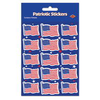 U S Flag Party Stickers - Bulk/48 Sticker Sheets