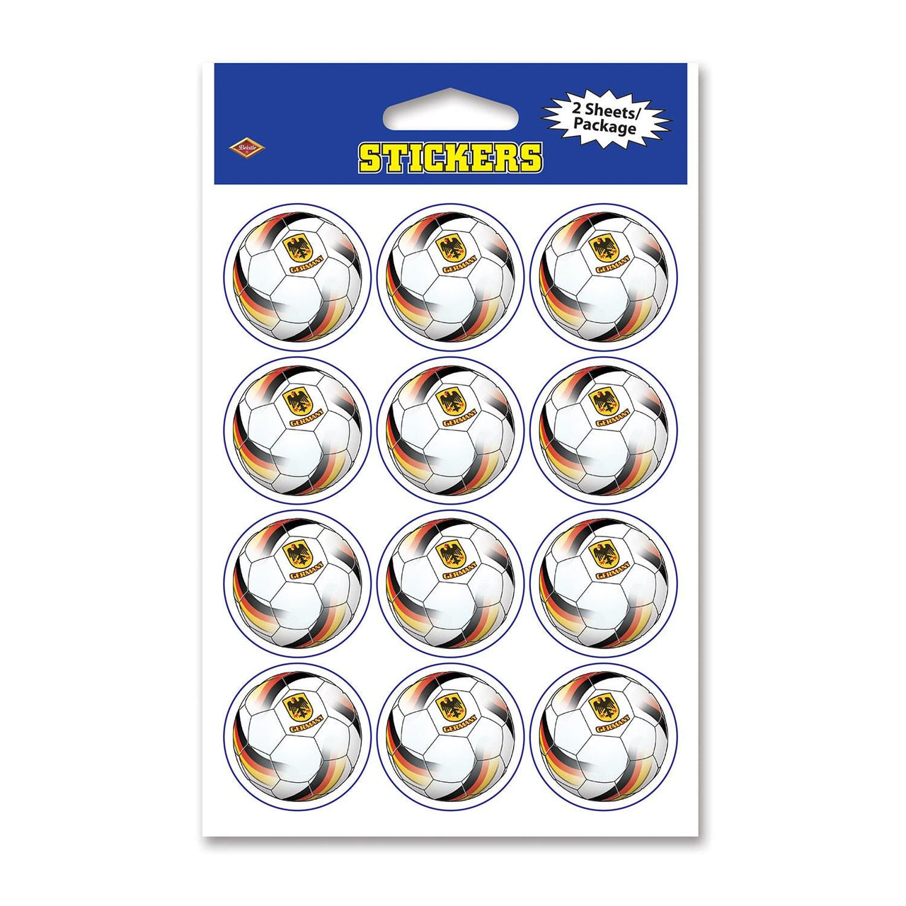 Party Stickers - Germany - Bulk/24 Sticker Sheets