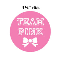 Beistle Team Blue/Team Pink Stickers (Case of 12 Sheets)