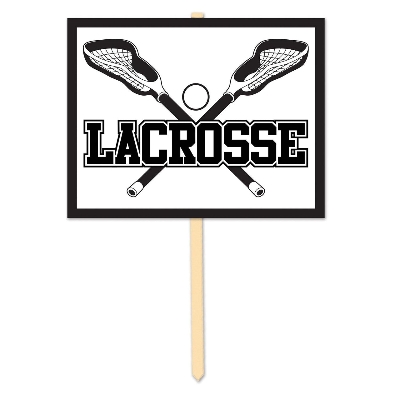Lacrosse Party Yard Sign - Bulk 6 Pack