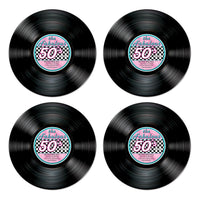 Record Party Cutouts - Bulk 48 Pack