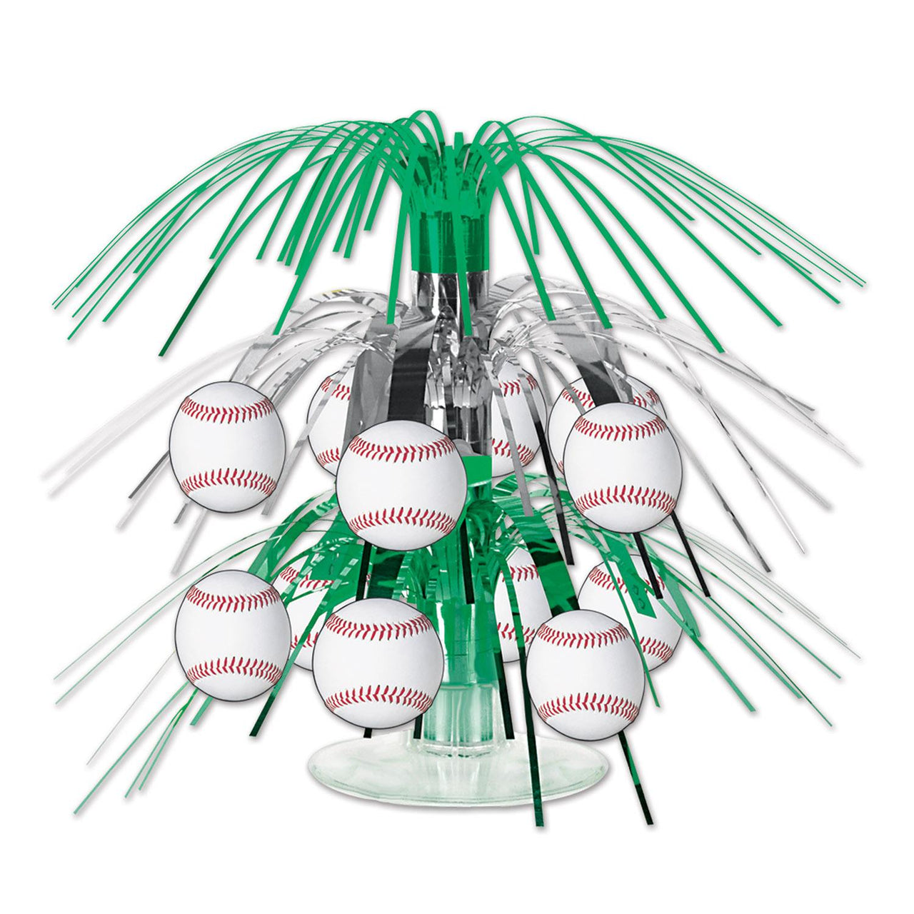 Baseball Mini Party Cascade Centerpiece - Bulk 12 Pack