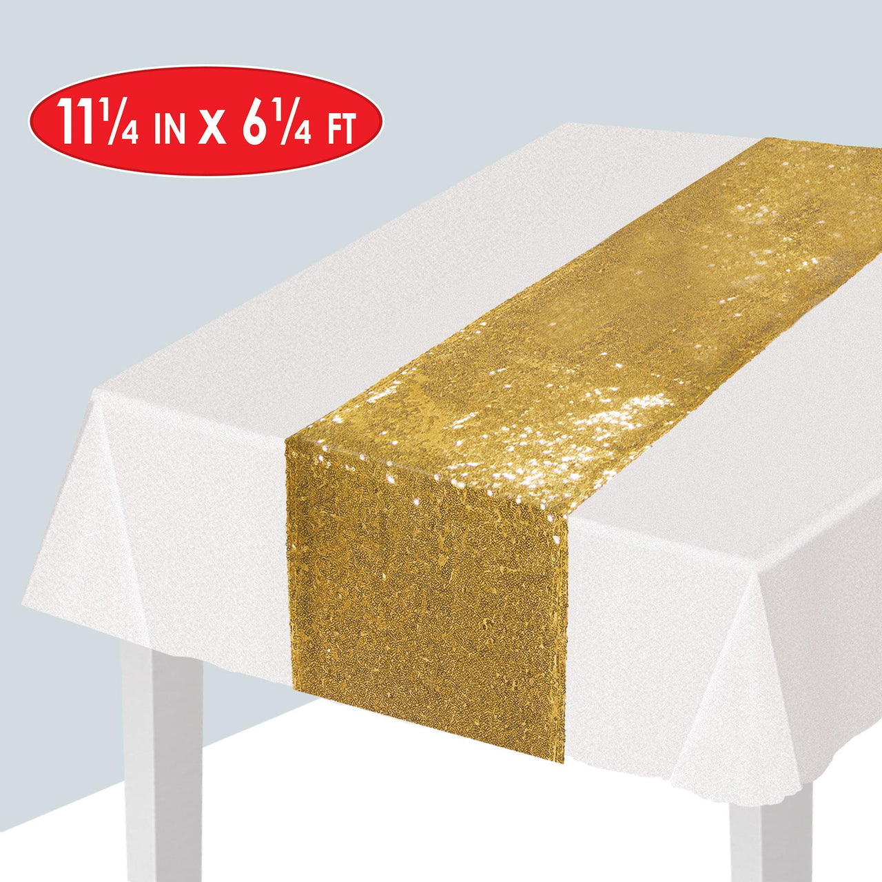 Bulk Sequined Table Runner (Case of 12) by Beistle