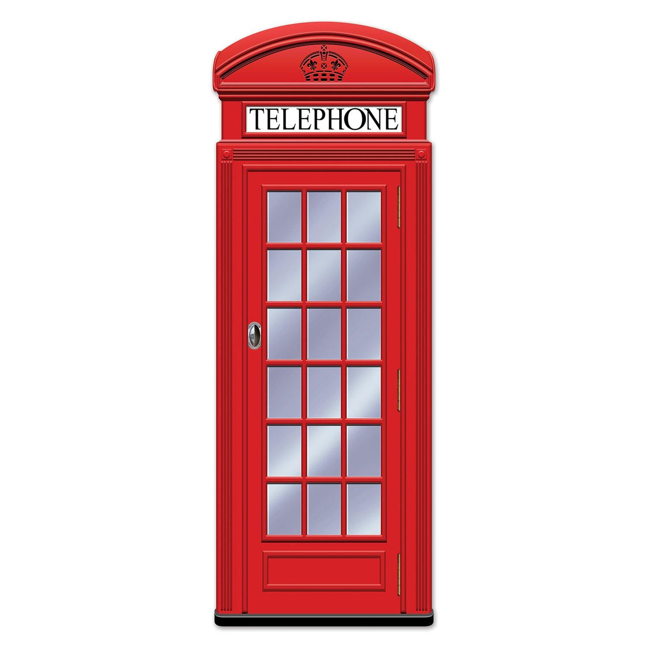 Jointed Phone Box Wall Party Decoration - Bulk 12 Pack
