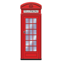 Jointed Phone Box Wall Party Decoration - Bulk 12 Pack
