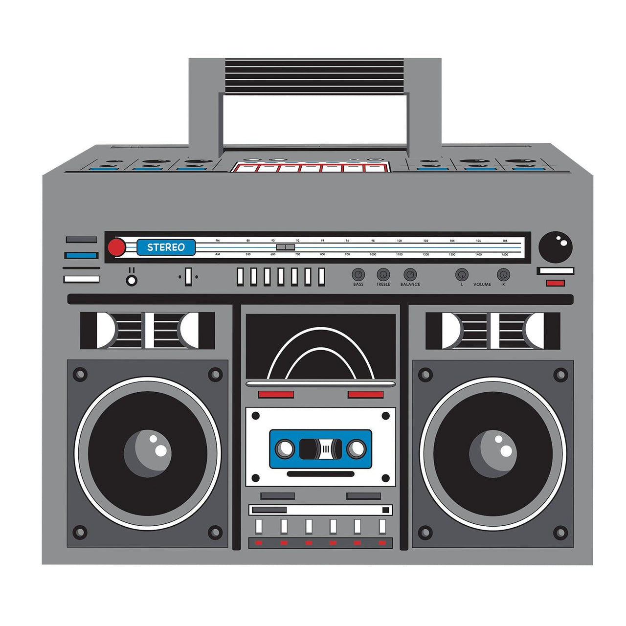 Bulk Boom Box Favor Boxes (Case of 36) by Beistle