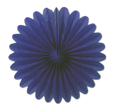 Mini Tissue Party Fans blue - Bulk/72 Fans